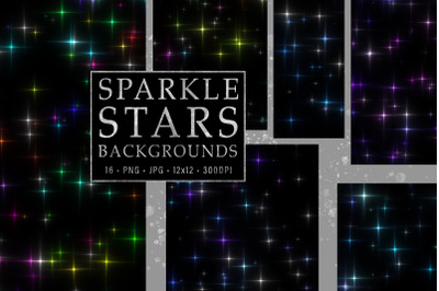 Sparkle Stars Backgrounds