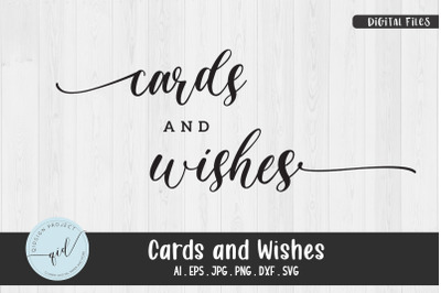 Cards and Wishes SVG