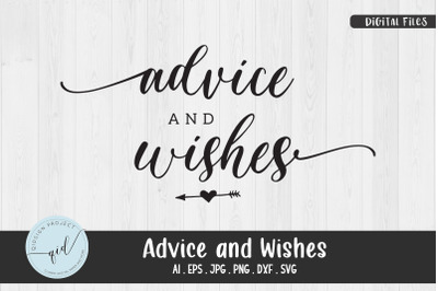 Advice and Wishes SVG