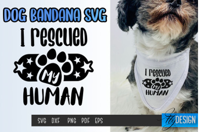 Dog Bandana SVG | Dogs SVG | Pet Lovers | Paws