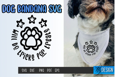 Dog Bandana SVG | Dogs SVG | Pet Lovers | Paws