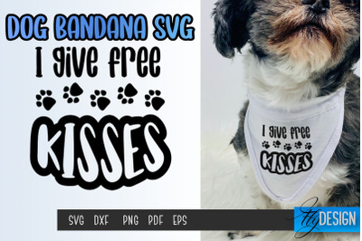 Dog Bandana SVG | Dogs SVG | Pet Lovers | Paws