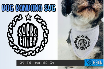 Dog Bandana SVG | Dogs SVG | Pet Lovers | Paws