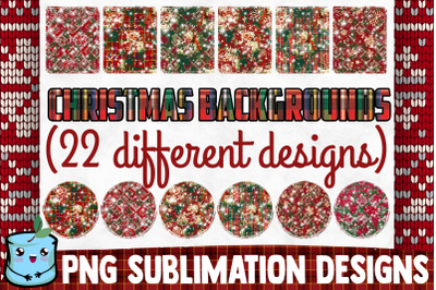 Christmas Sublimation Backgrounds