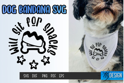 Dog Bandana SVG | Dogs SVG | Pet Lovers | Paws