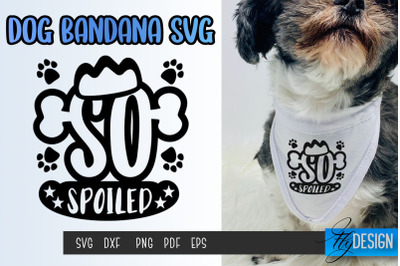 Dog Bandana SVG | Dogs SVG | Pet Lovers | Paws