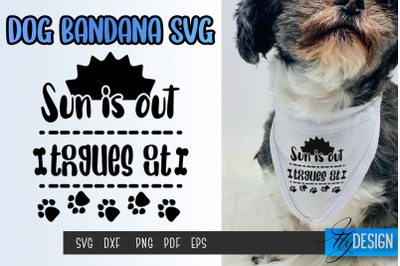 Dog Bandana SVG | Dogs SVG | Pet Lovers | Paws