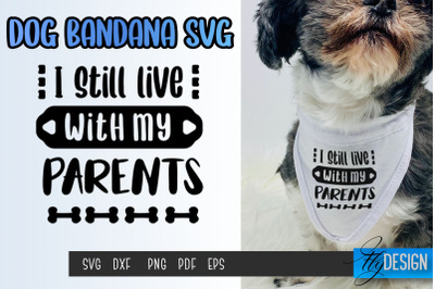 Dog Bandana SVG | Dogs SVG | Pet Lovers | Paws