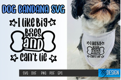 Dog Bandana SVG | Dogs SVG | Pet Lovers | Paws