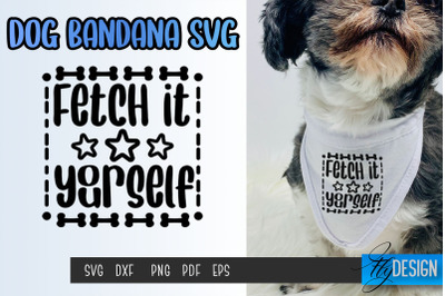 Dog Bandana SVG | Dogs SVG | Pet Lovers | Paws