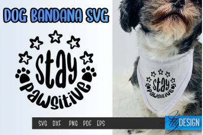 Dog Bandana SVG | Dogs SVG | Pet Lovers | Paws