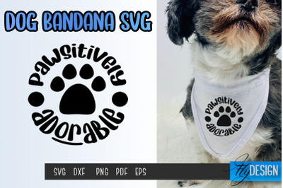 Dog Bandana SVG | Dogs SVG | Pet Lovers | Paws