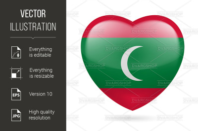 Heart icon of Maldives