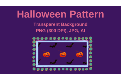 Halloween Pattern (PNG, JPG, AI)