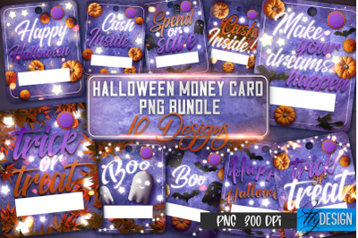 Halloween Money Card PNG Design | Halloween Money Holder