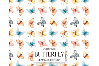 Watercolor Butterfly Pattern