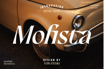 Mofista-Nostalgic Serif Typeface