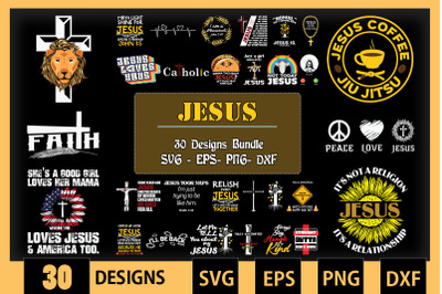 Jesus Bundle SVG 30 designs