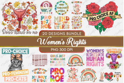 Women&#039;s Rights Sublimation Bundle