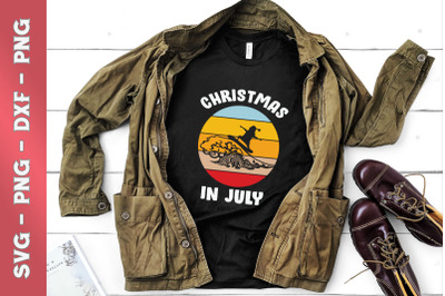 Christmas In July Summer Santa Vintage