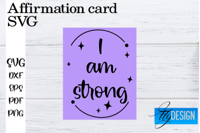 Affirmation Cards SVG | Positive Affirmation SVG