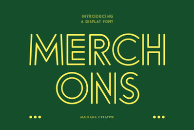 Merchons Sans Display Font