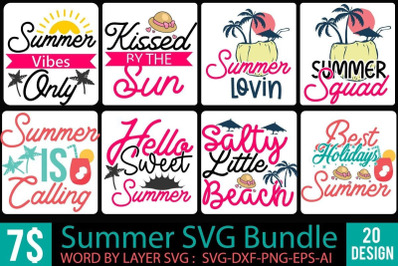 Summer SVG Bundle&2C; Summer Funny SVG Quotes