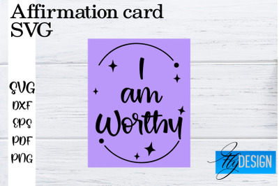 Affirmation Cards SVG | Positive Affirmation SVG