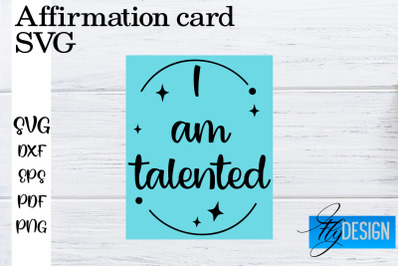 Affirmation Cards SVG | Positive Affirmation SVG