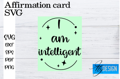 Affirmation Cards SVG | Positive Affirmation SVG