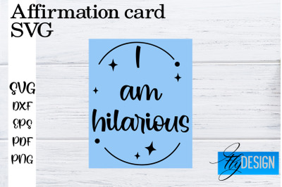 Affirmation Cards SVG | Positive Affirmation SVG