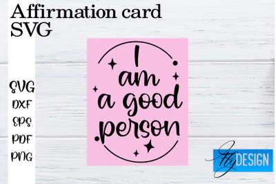 Affirmation Cards SVG | Positive Affirmation SVG