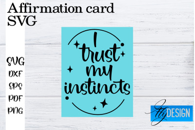 Affirmation Cards SVG | Positive Affirmation SVG