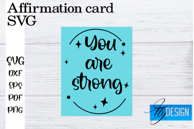 Affirmation Cards SVG | Positive Affirmation SVG