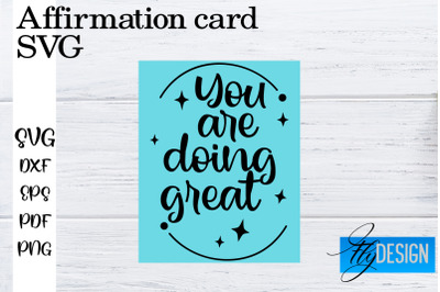 Affirmation Cards SVG | Positive Affirmation SVG