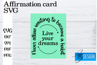 Affirmation Cards SVG | Positive Affirmation SVG