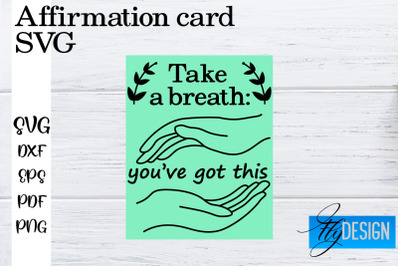 Affirmation Cards SVG | Positive Affirmation SVG