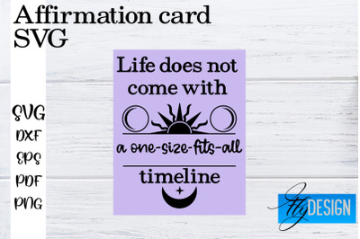 Affirmation Cards SVG | Positive Affirmation SVG