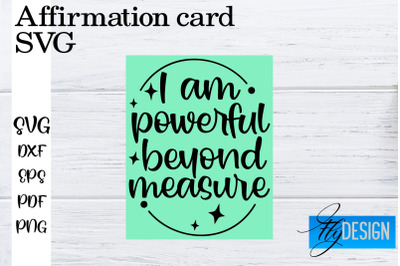 Affirmation Cards SVG | Positive Affirmation SVG