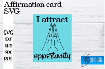 Affirmation Cards SVG | Positive Affirmation SVG