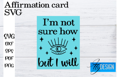 Affirmation Cards SVG | Positive Affirmation SVG