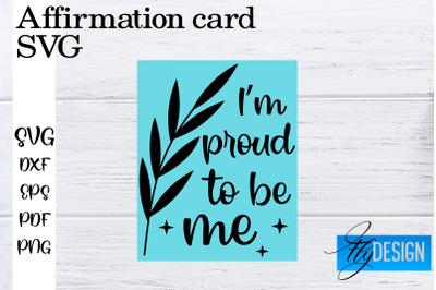 Affirmation Cards SVG | Positive Affirmation SVG