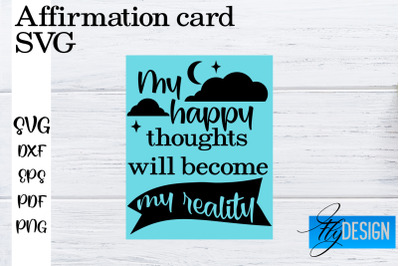 Affirmation Cards SVG | Positive Affirmation SVG