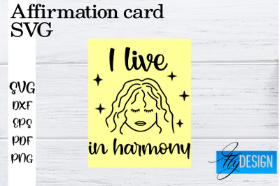 Affirmation Cards SVG | Positive Affirmation SVG