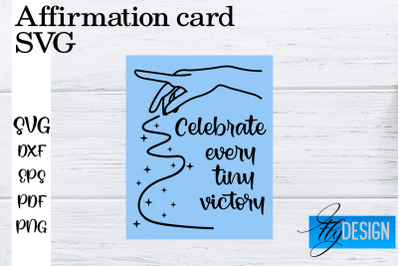 Affirmation Cards SVG | Positive Affirmation SVG