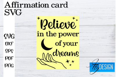 Affirmation Cards SVG | Positive Affirmation SVG