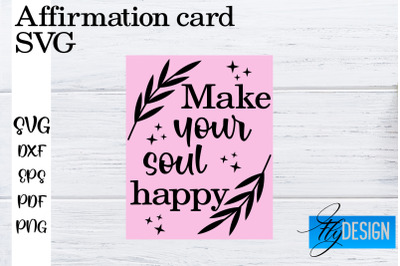 Affirmation Cards SVG | Positive Affirmation SVG