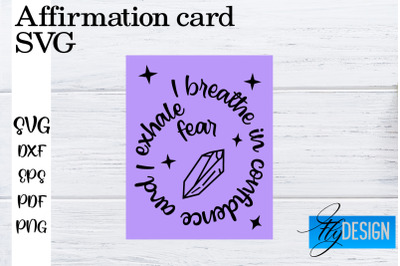 Affirmation Cards SVG | Positive Affirmation SVG