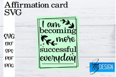 Affirmation Cards SVG | Positive Affirmation SVG