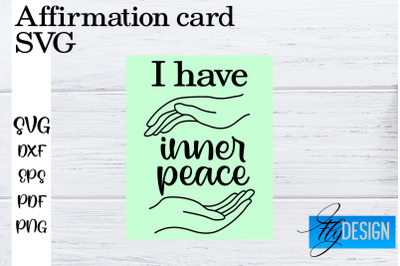 Affirmation Cards SVG | Positive Affirmation SVG